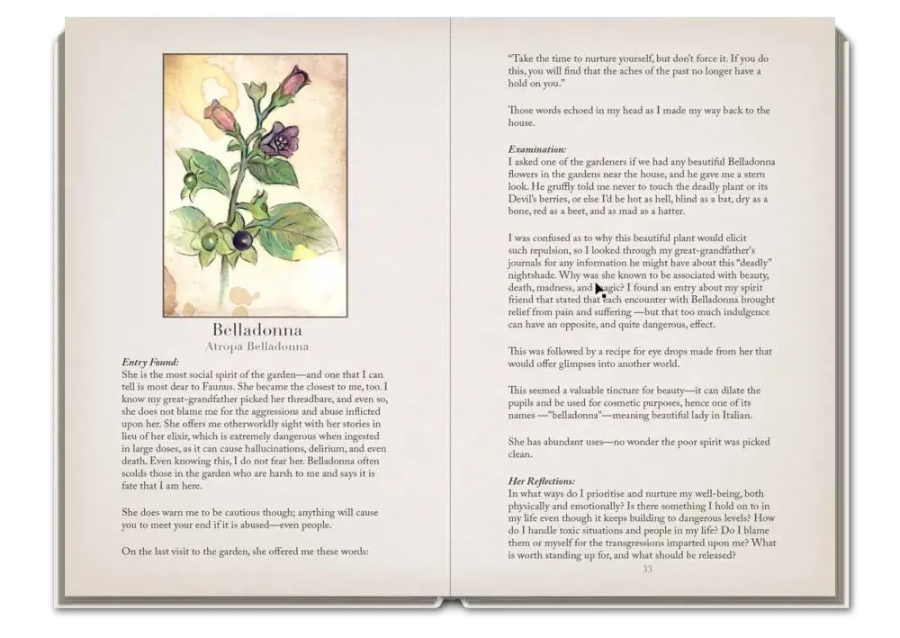 Lady Stirling's Wicked Garden Oracle Deck