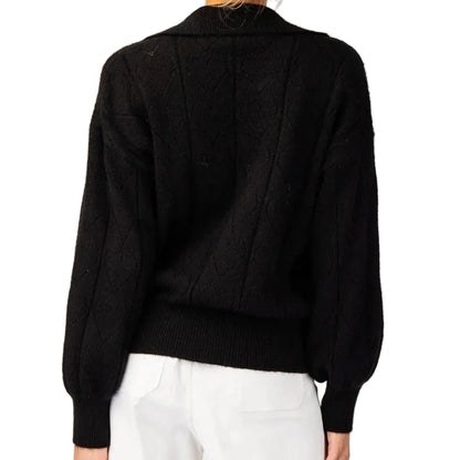 Heart Pattern Long Sleeve Sweater Top