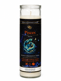 Glass Jar Candle Scented - Pisces: The Fish