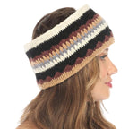 Woolen Motif Crocheted Headband