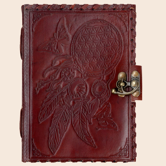 Dreamcatcher Leather Journal