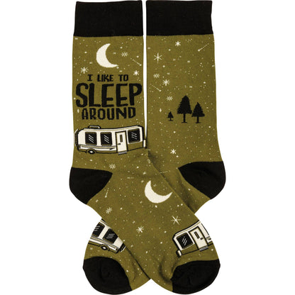 I Like To Sleep Around Socks