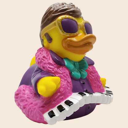 Celebriduck Quackodile Flock Rubber Duck