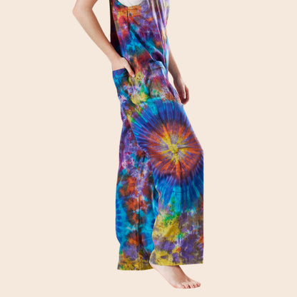 Tie Dye Overalls