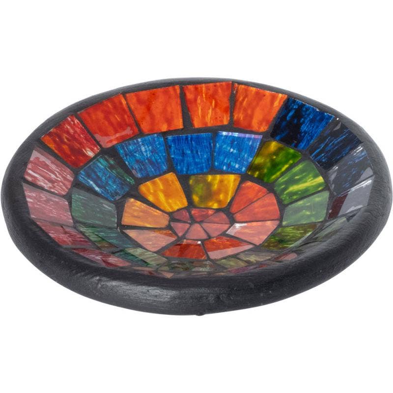 5" Rainbow Mosaic Bowl