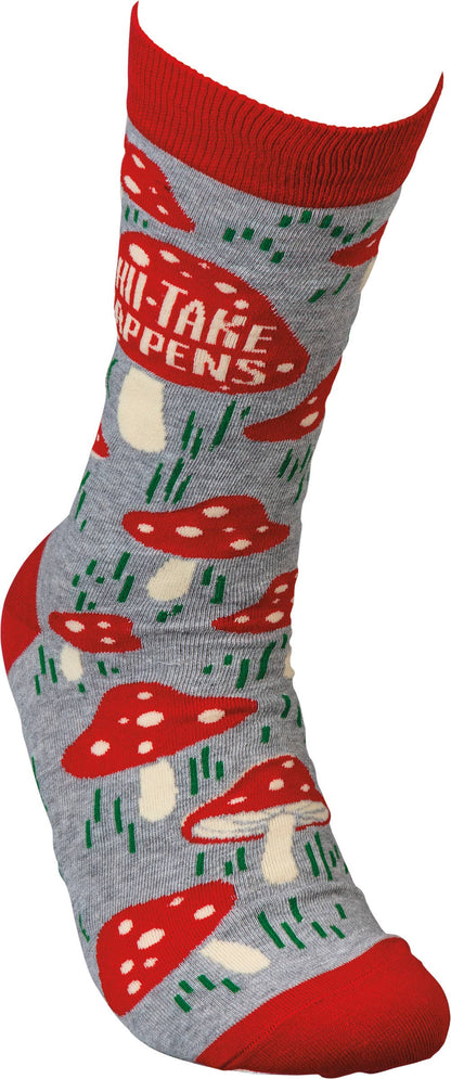 Shiitake Happens Socks