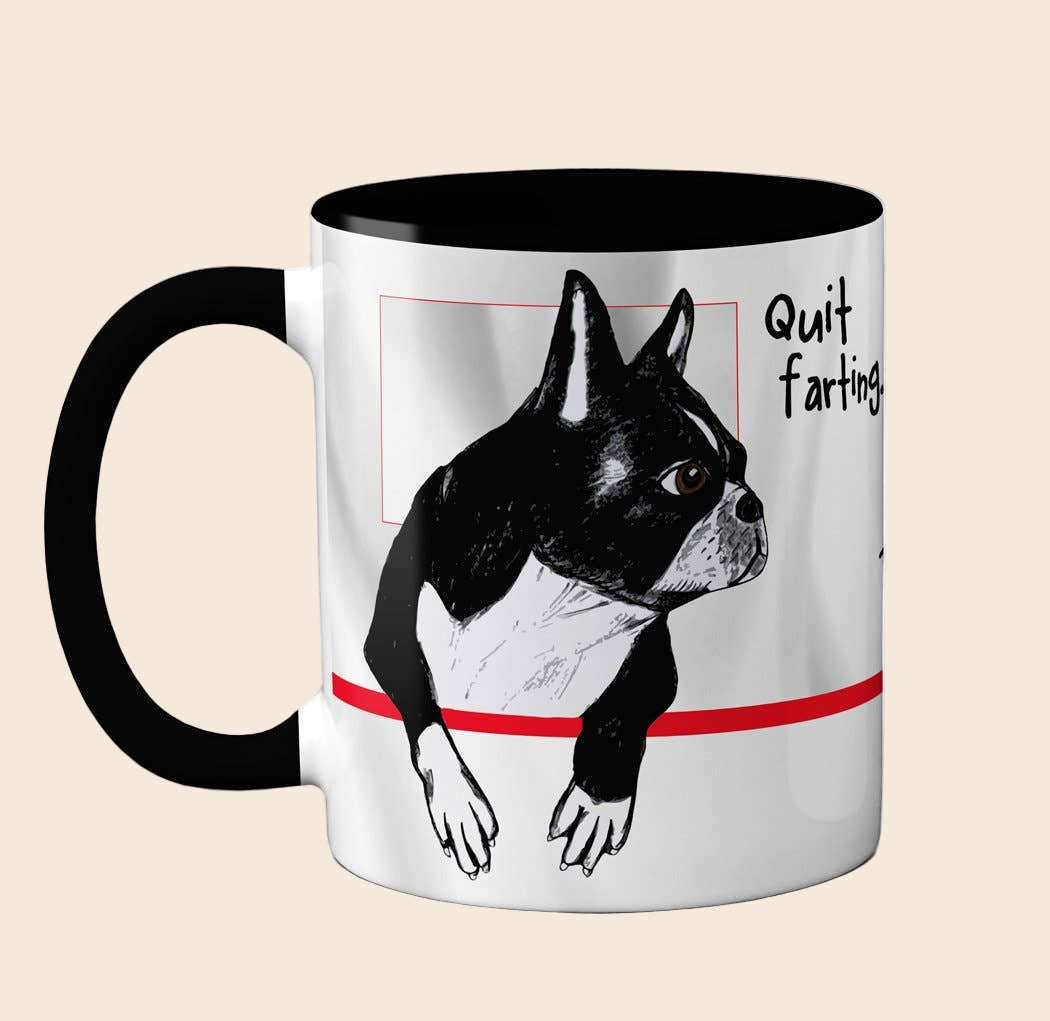 Farting Boston Terriers Mug