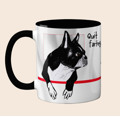 Farting Boston Terriers Mug