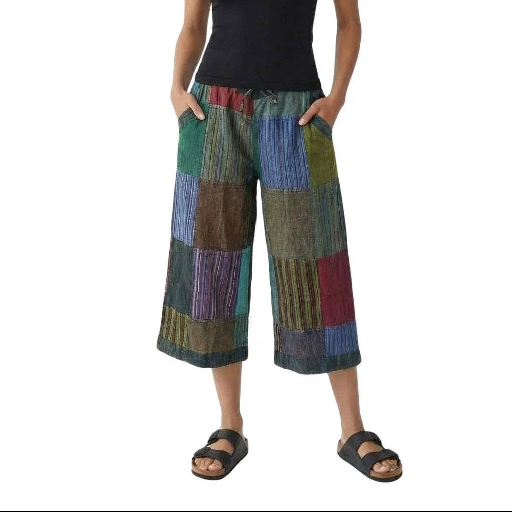 Rastra 3/4 Patchwork Pants
