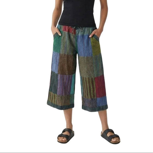 Rastra 3/4 Patchwork Pants