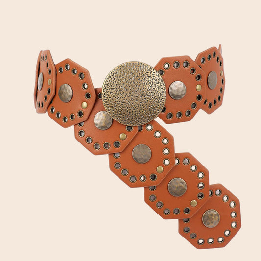 Octagon Shield Belt