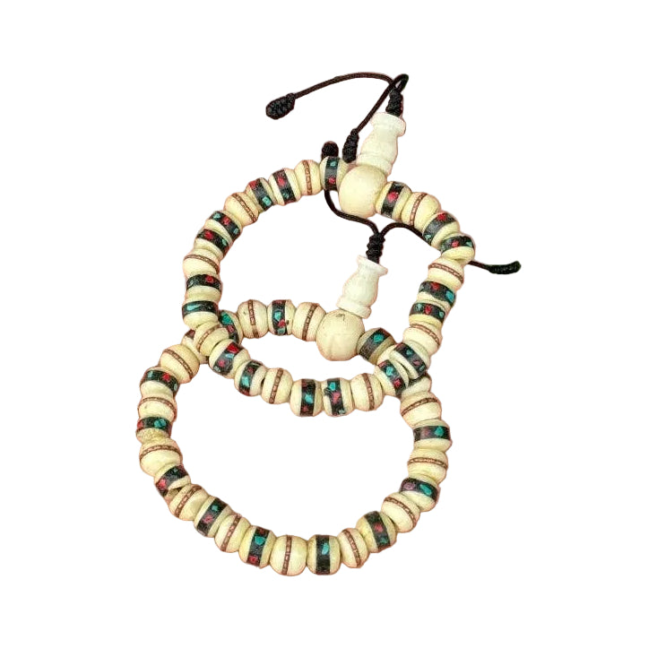 Bracelet - Yak Bone, White
