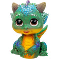 Polyresin Mythical Baby Dragon Figurine - Sitting