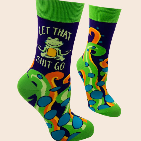 Let That Shit Go Women's Socks