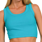 Ribbed Crop Tank Top