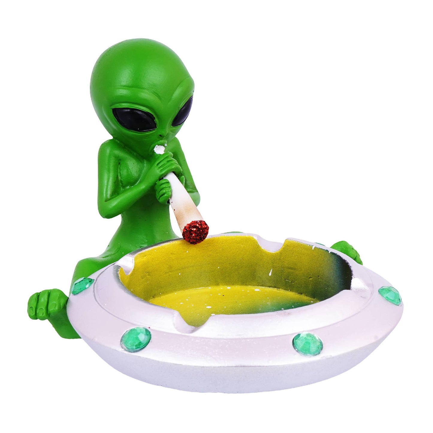 Token Alien on Spaceship Ashtray