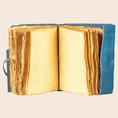 Blue Leather Goddess Journal