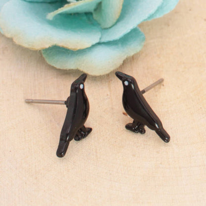 Literary Quotes Raven Post Earrings