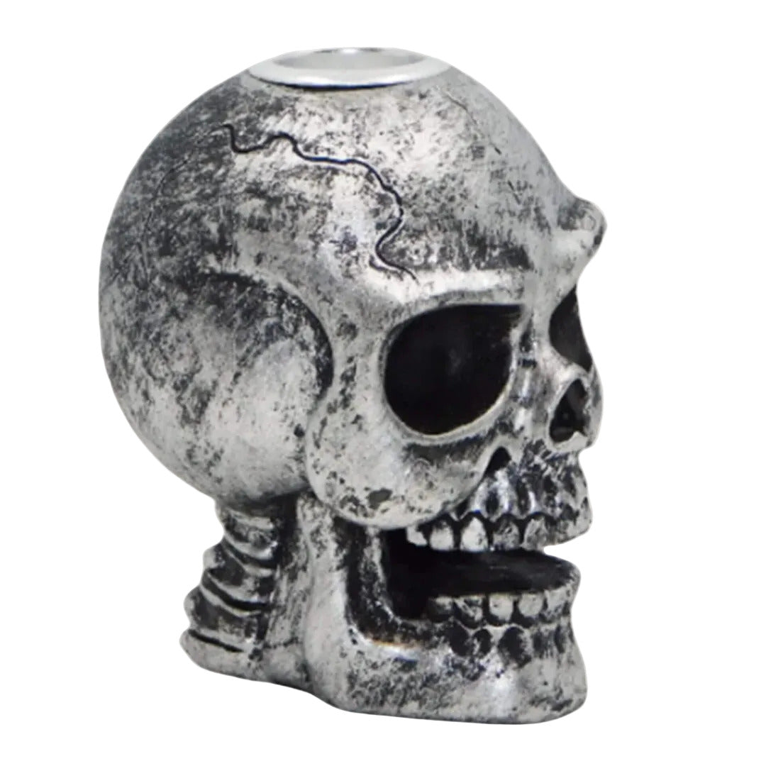 Silver Skull Backflow Burner