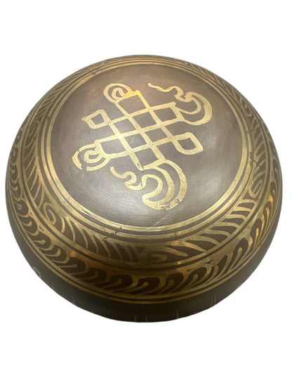 Om Mani Padme Hum Hand Carving Singing Bowl