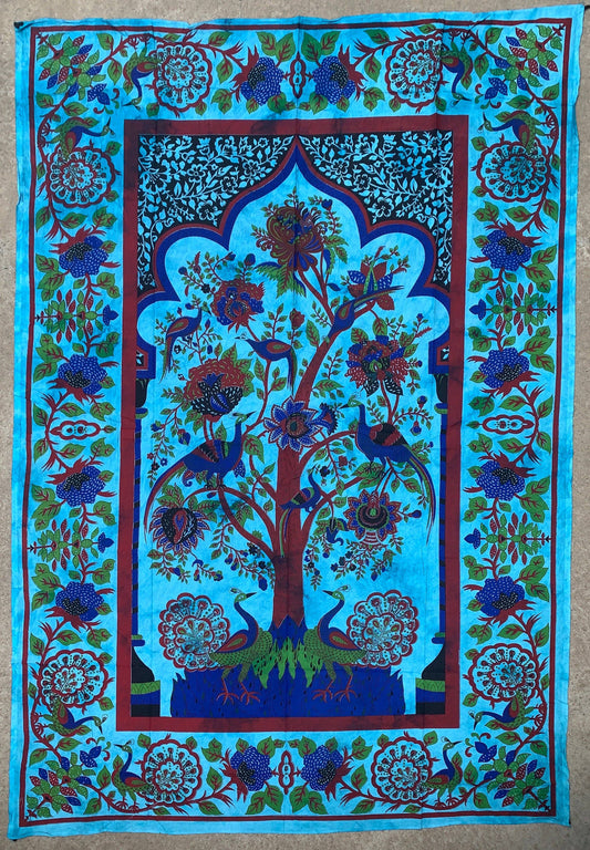 Temple Tree Of Life Tapestry Wall Hanging Decor Beach Throw