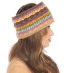 Woolen Motif Crocheted Headband