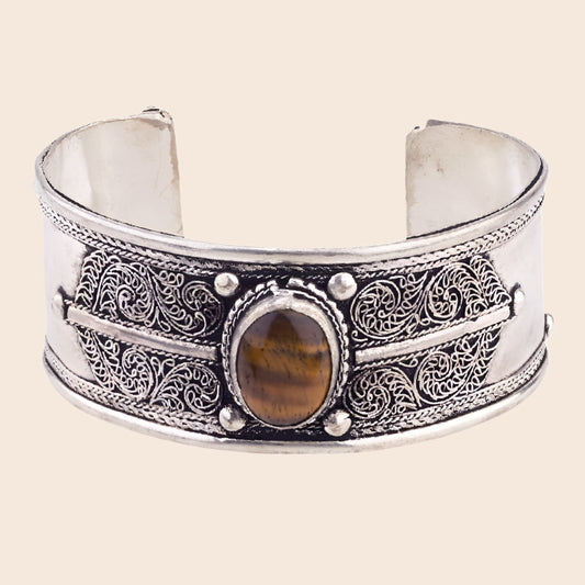 1" Tiger Eye Cuff
