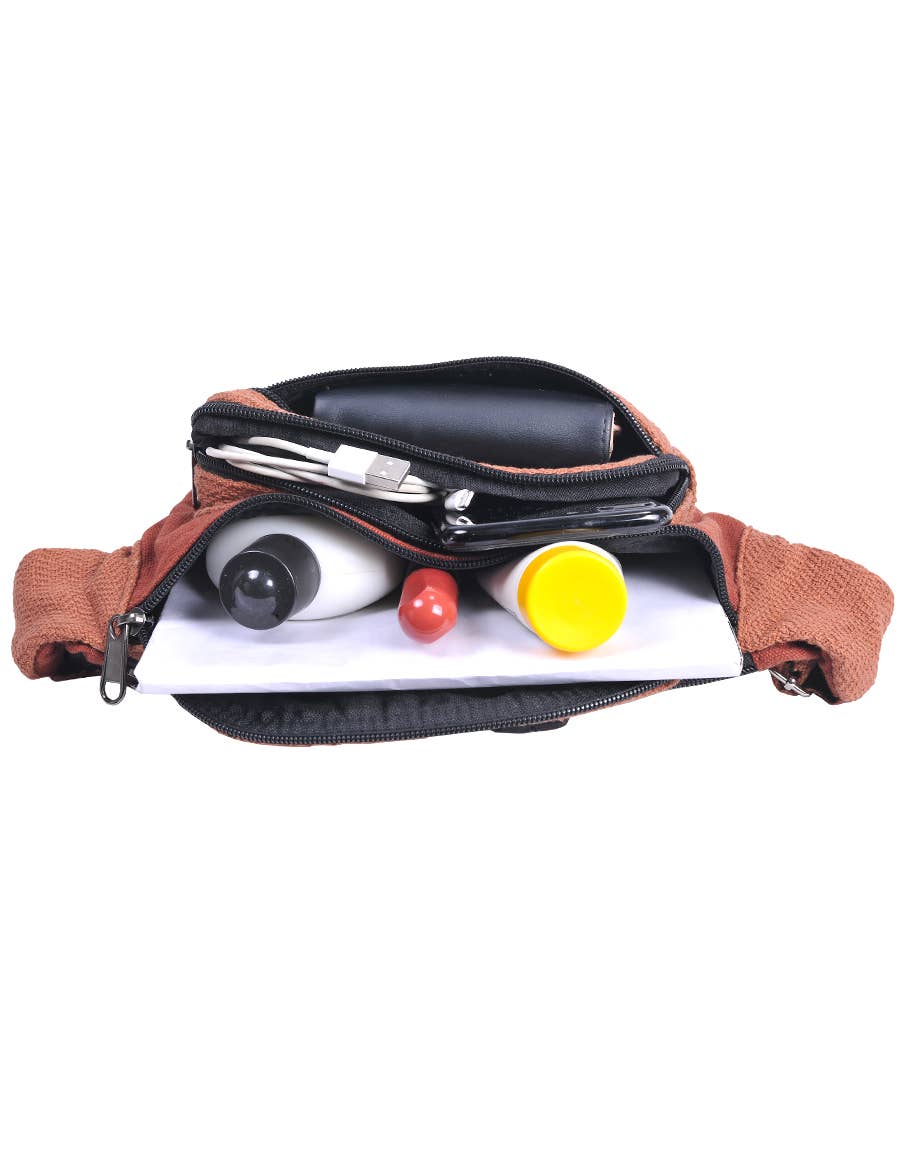 Hippie Boho Hemp Cotton Bohemian Fanny Pack