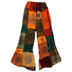 Plus Size Patchwork Wide Leg Palazzo Pant