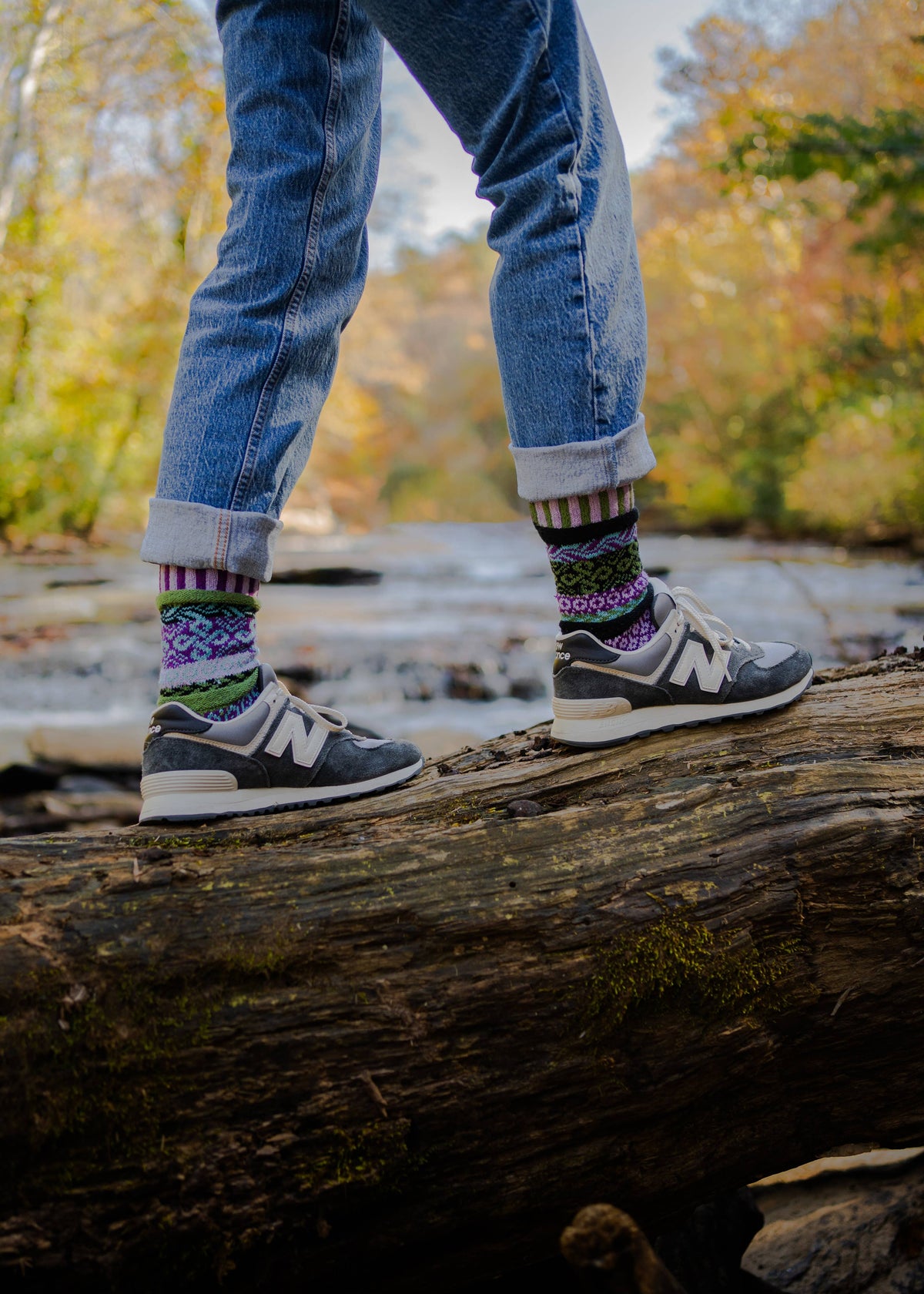La Seine Crew Socks | USA Made Sustainable Mismatched Socks
