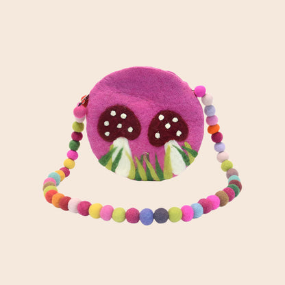 Mushroom Ball Handle Kids Bag