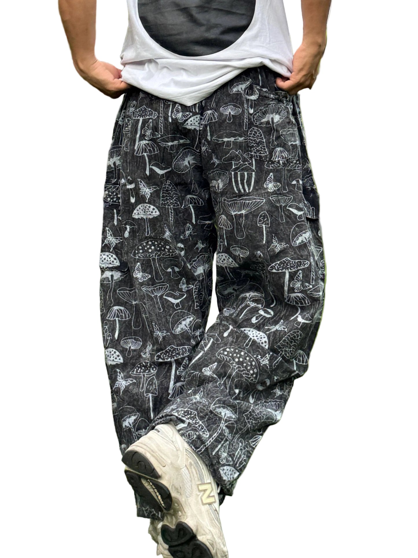Mushroom Printed Unisex Pants
