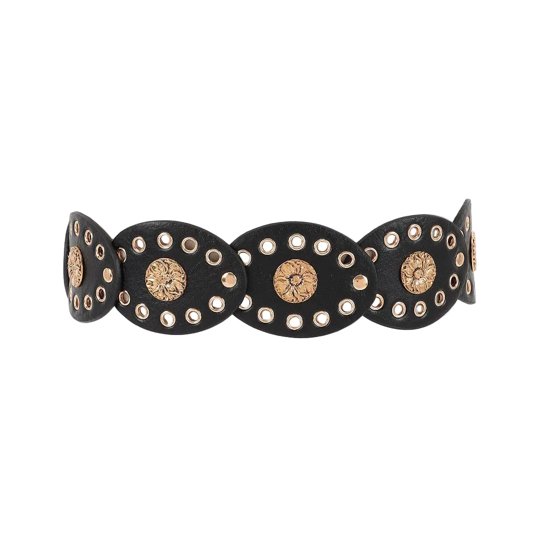 Oval Linked Statement Belt