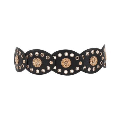 Oval Linked Statement Belt