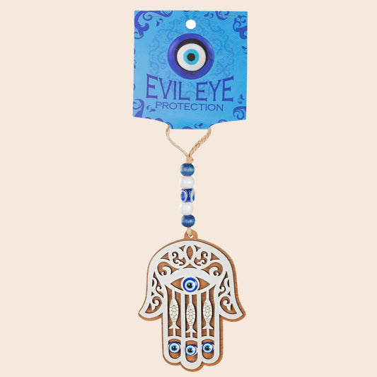 Wood Hamsa Wall Hanging