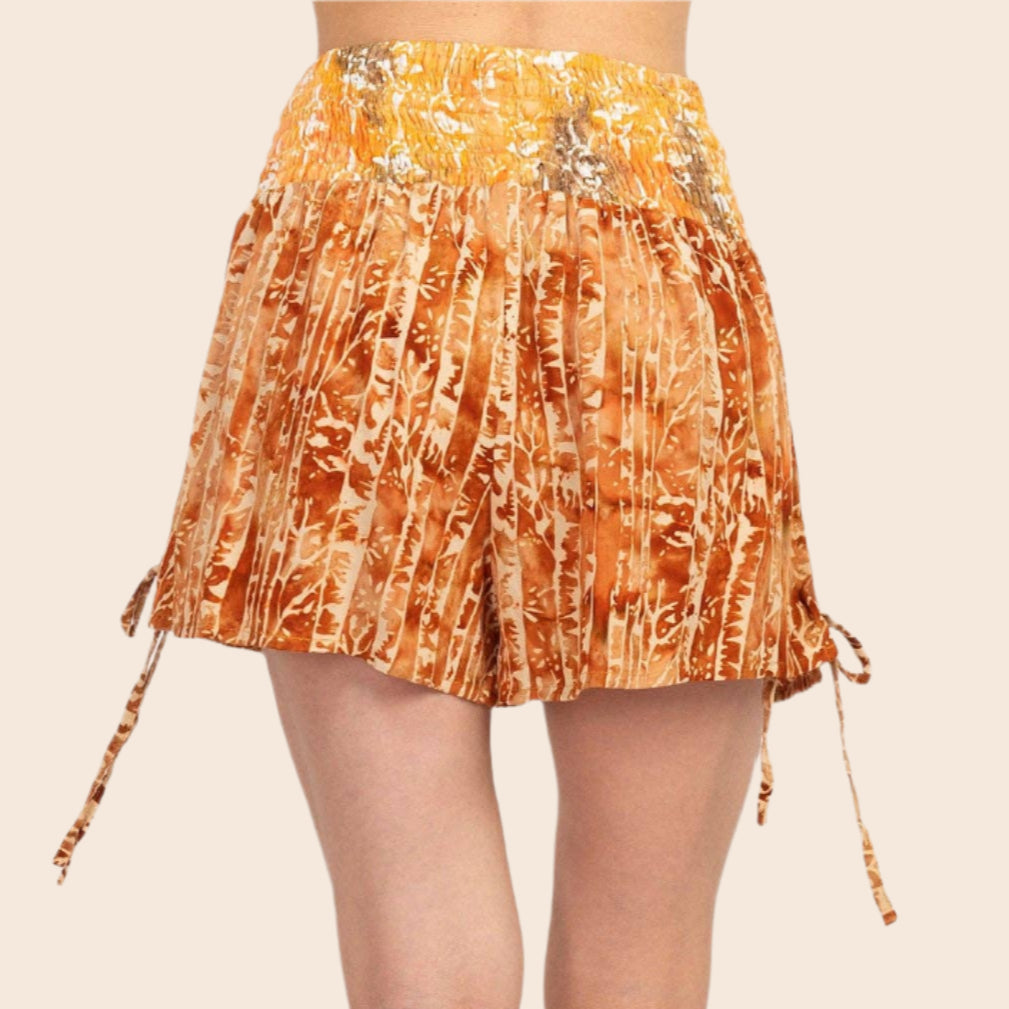 Batik Tie Shorts