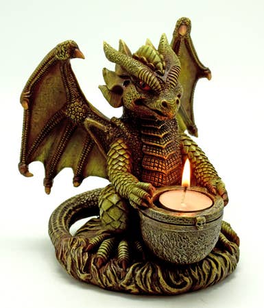 Big Dragon Tea Light / Incense Burner