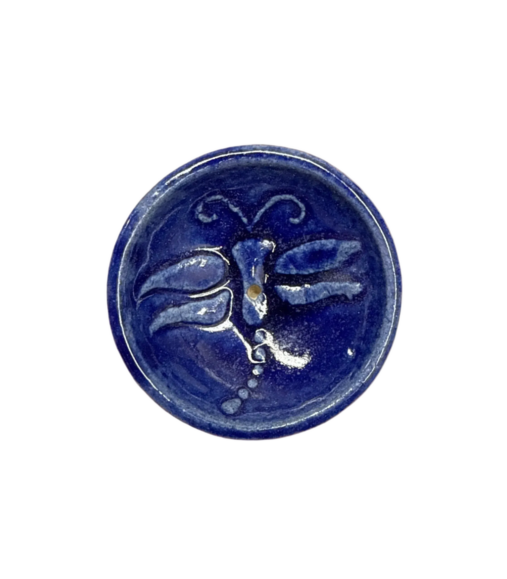 Embossed Ceramic Incense Burner Bowl
