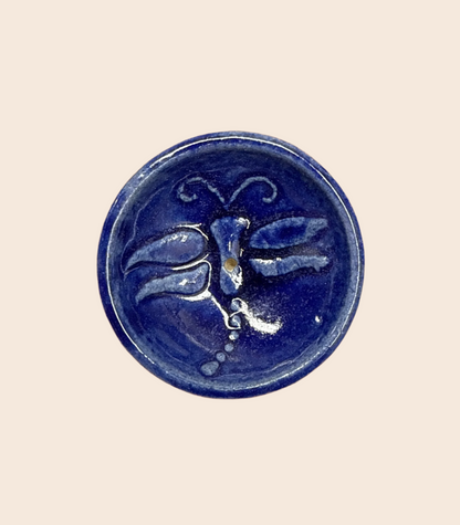 Embossed Ceramic Incense Burner Bowl