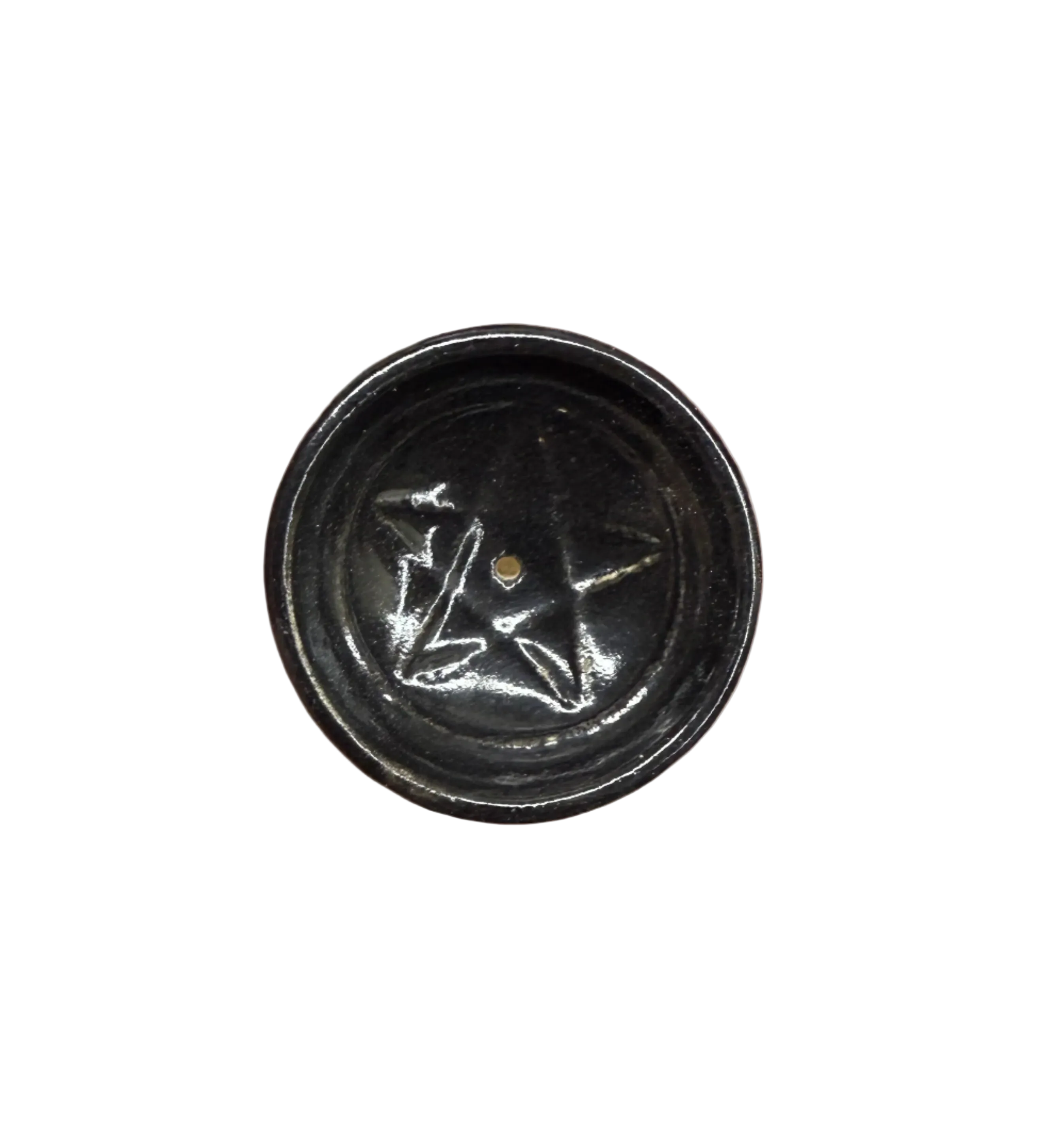 Embossed Ceramic Incense Burner Bowl