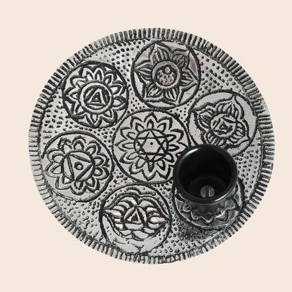 Aluminum Chakra Palo Santo Burner