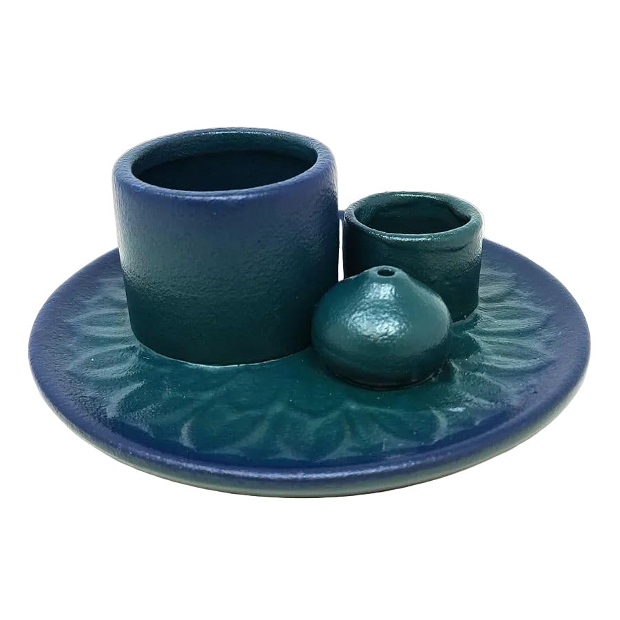 Ceramic Burner (Smudge Stick, Palo Santo Wood & Incense Burner)