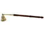 Brass Snuffer with Wooden Handle