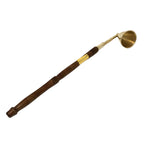 Brass Snuffer with Wooden Handle