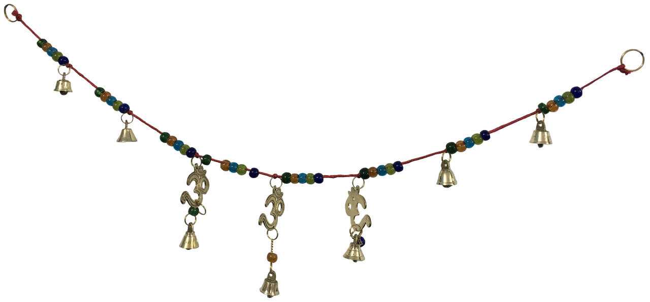 3 Om Brass Wind Chime Bandanvar