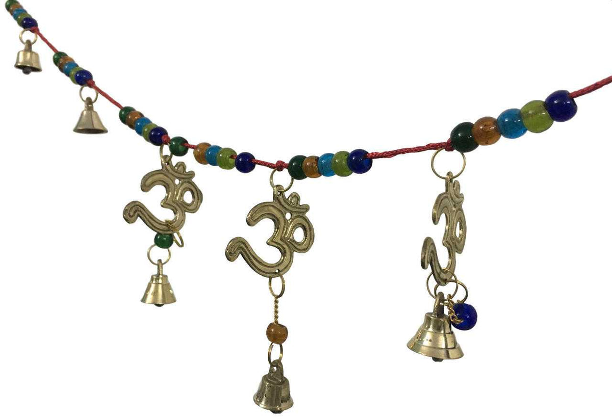 3 Om Brass Wind Chime Bandanvar