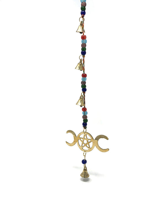 Triple Moon Brass Chime