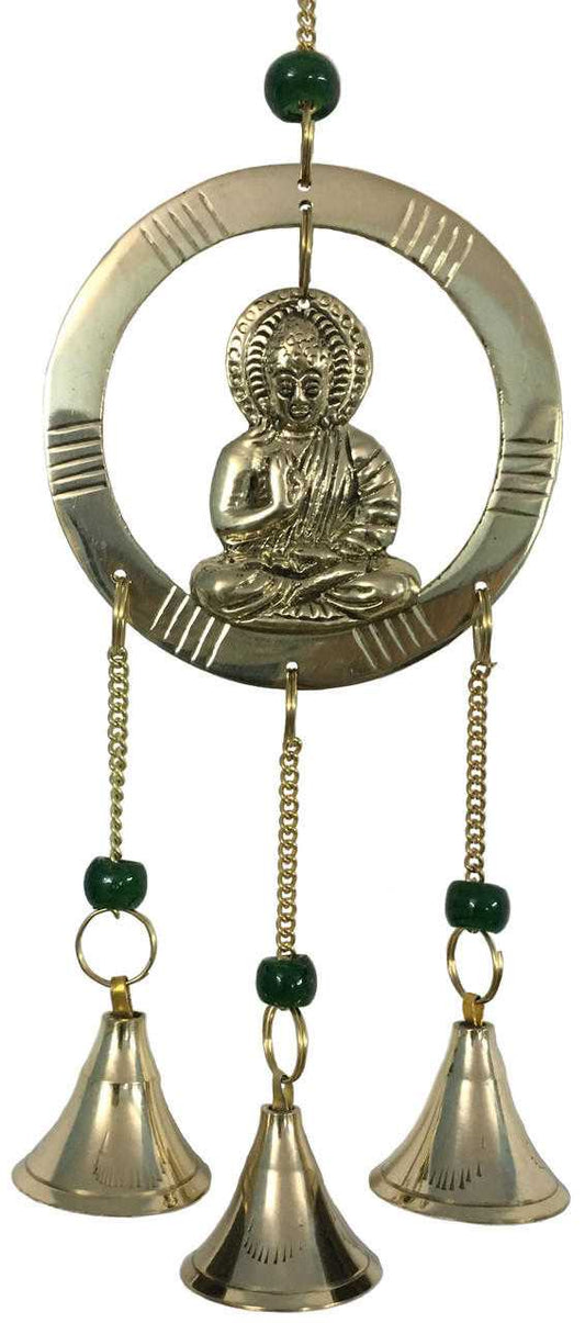 Buddha in Ring Brass Chime