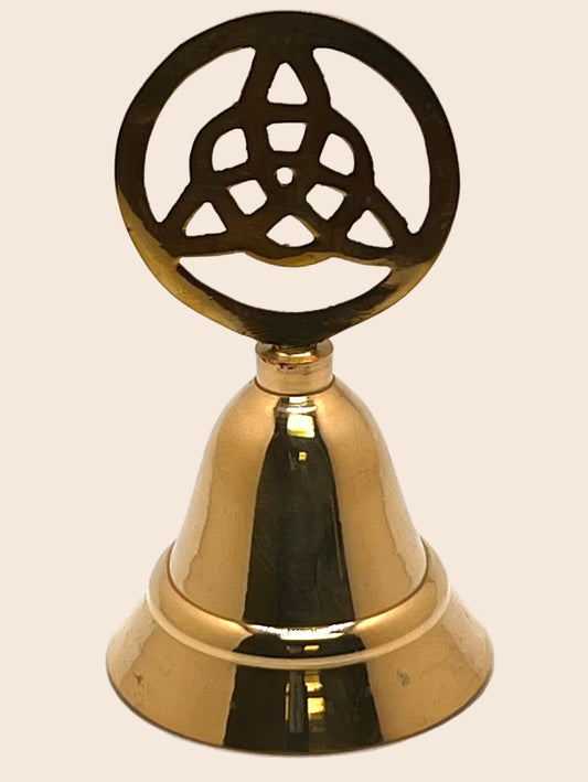 Triquetra Brass Bell