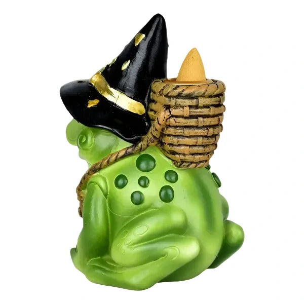 Frog Wizard Backflow Incense Burner